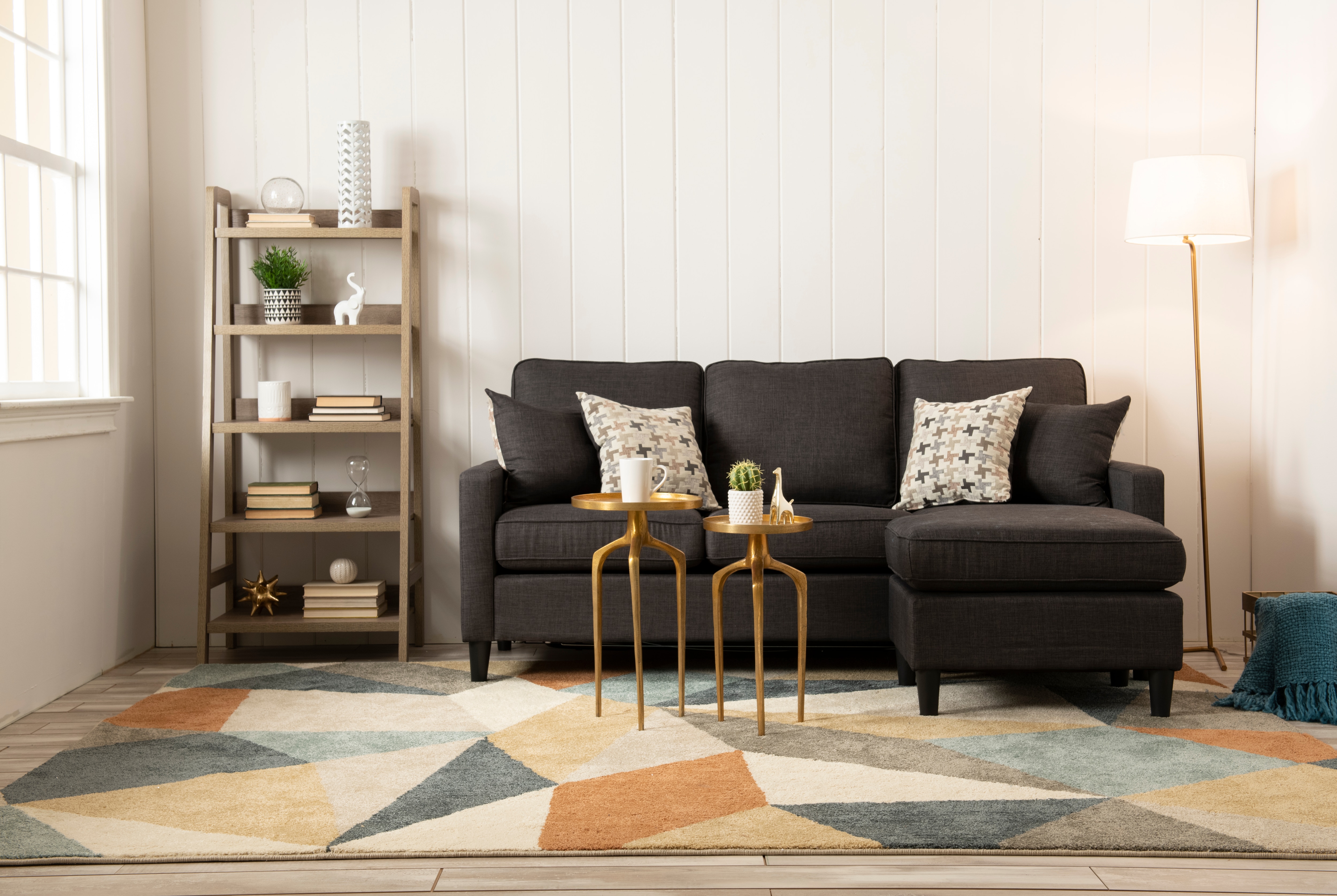 Living room in an apartment.