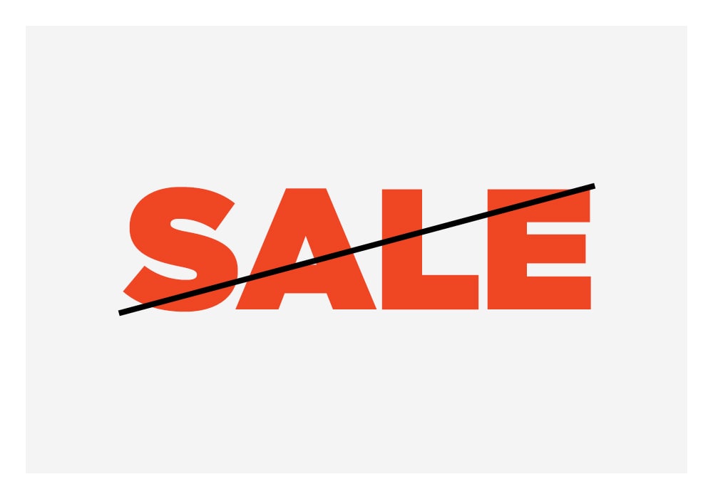 No Sales