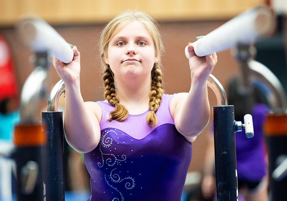 Special Olympics athlete
