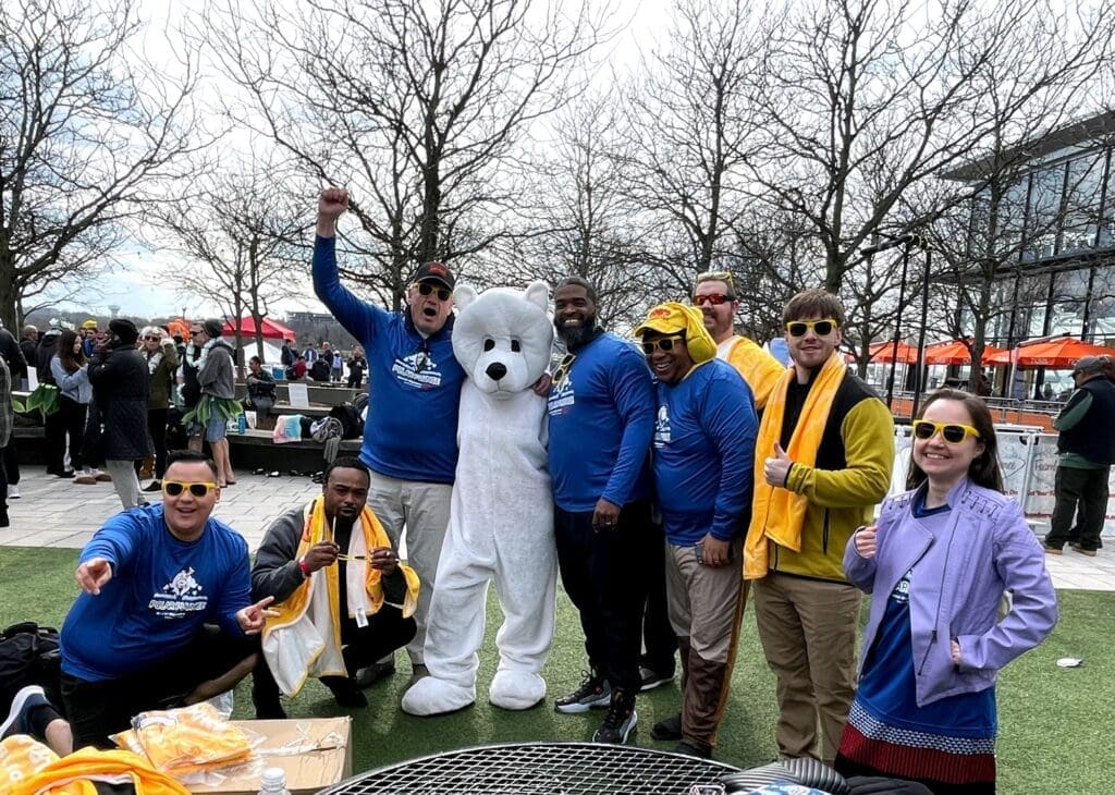 Bob's store team supporting Special Olympics DC.