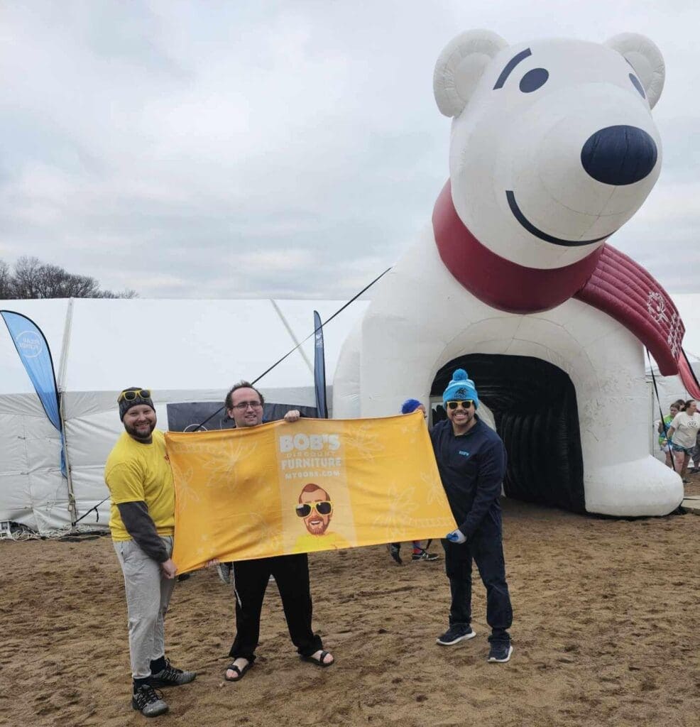 Bob's store team supporting Special Olympics Minnesota.
