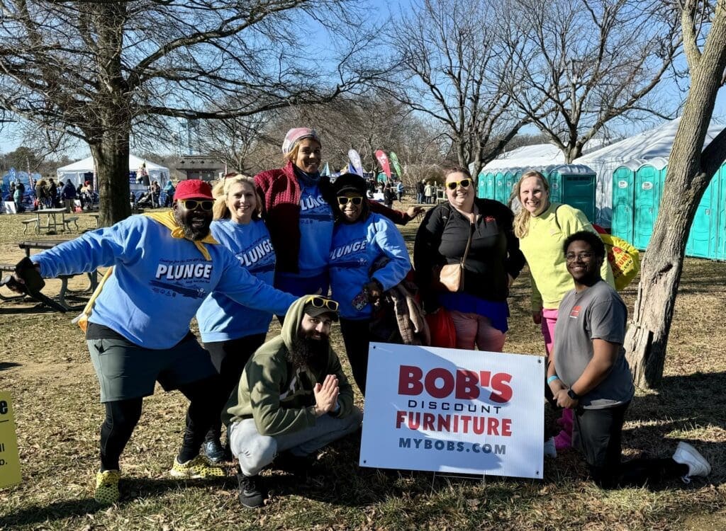 Bob's store team supporting Special Olympics Maryland.