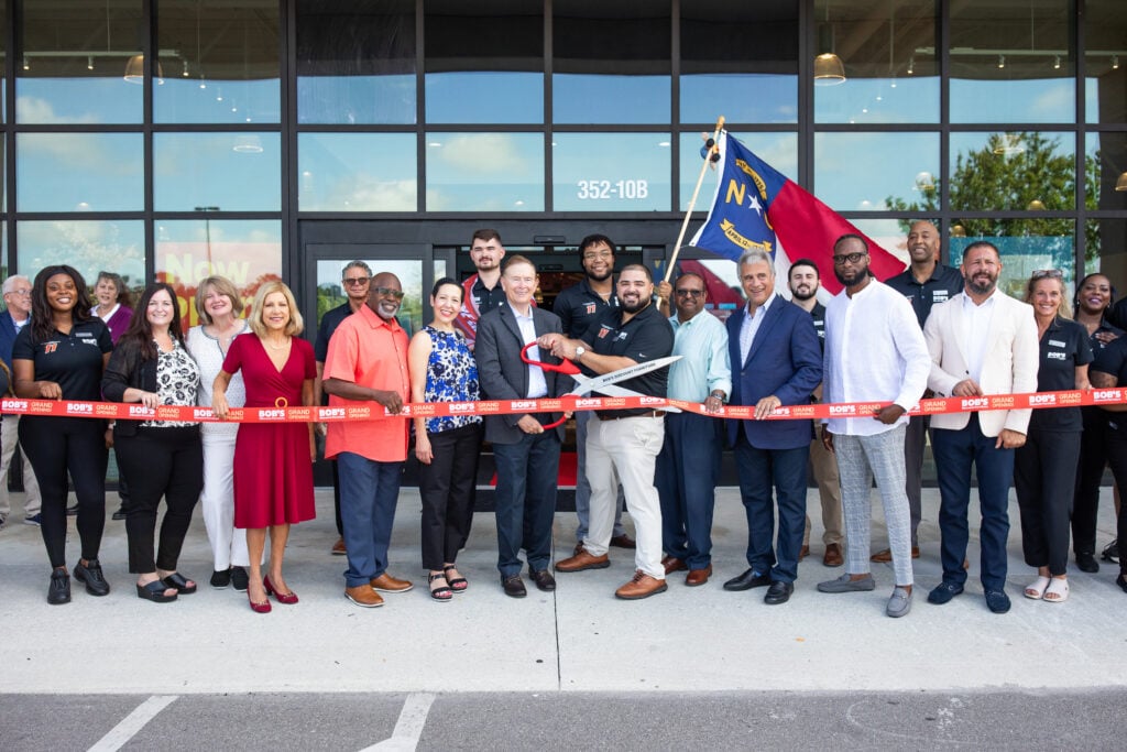 Grand opening of Bob’s Discount Furniture in Wilmington, North Carolina on July 18, 2025.