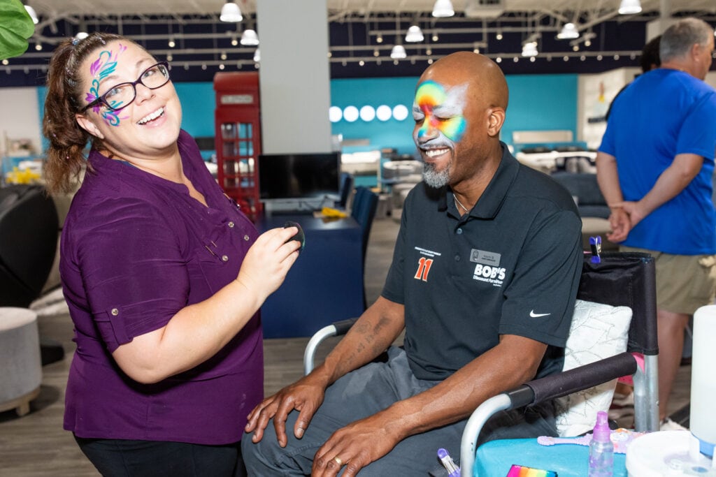 Grand opening of Bob’s Discount Furniture in Wilmington, North Carolina on July 18, 2025.