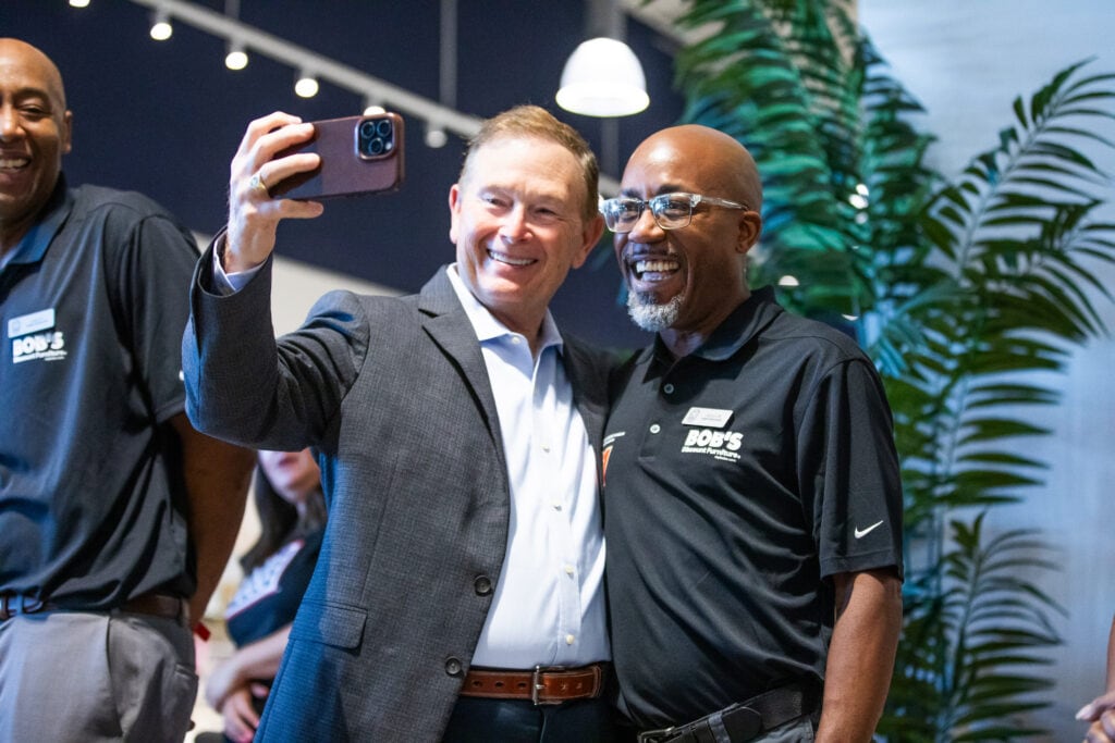 Grand opening of Bob’s Discount Furniture in Wilmington, North Carolina on July 18, 2025.