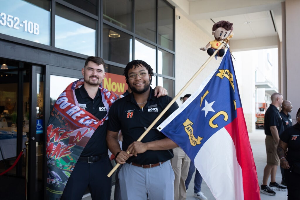 Grand opening of Bob’s Discount Furniture in Wilmington, North Carolina on July 18, 2025.