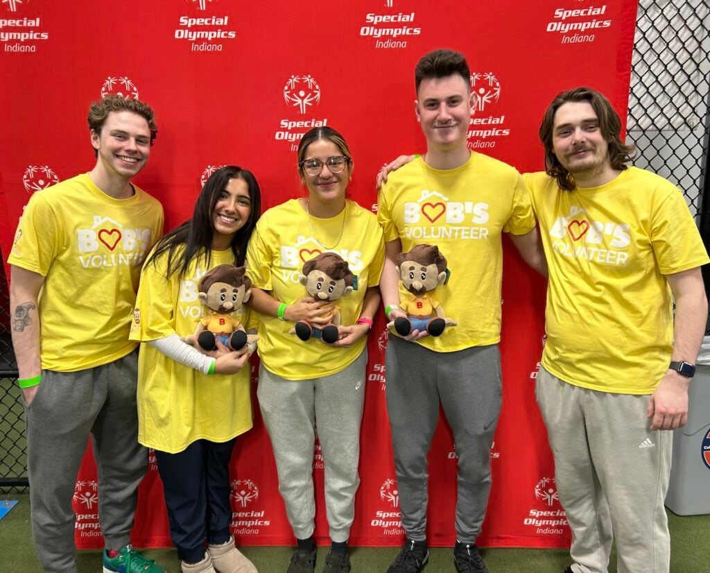 Bob's volunteers plunged to support Special Olympics Indiana.